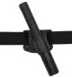 Preview: Schlagstockhalter, 12 cm, drehbar, schwarz MFH