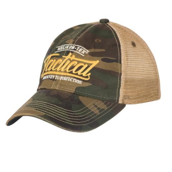 Tactical Trucker Cap - Woodland/Khaki