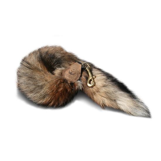 Fuchsschwanz Schlüsselanhänger aus echtem Rotfuchs