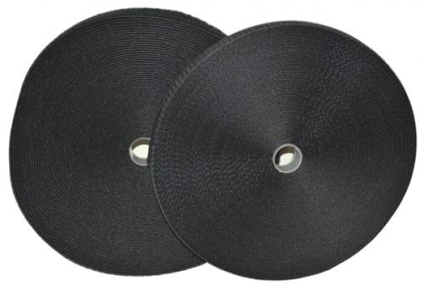 Klettband (20 mm) - schwarz