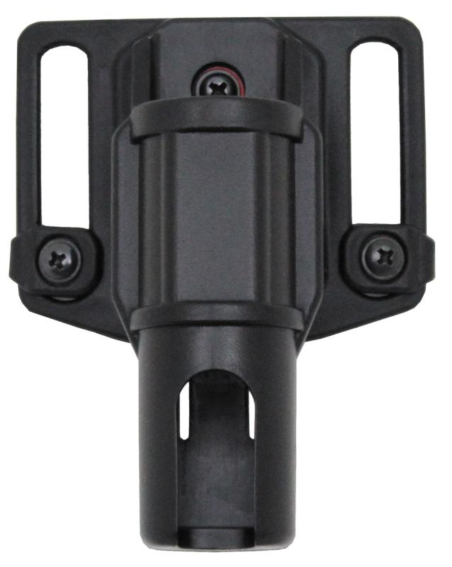 Schlagstockhalter, 9,5 cm, drehbar, schwarz MFH