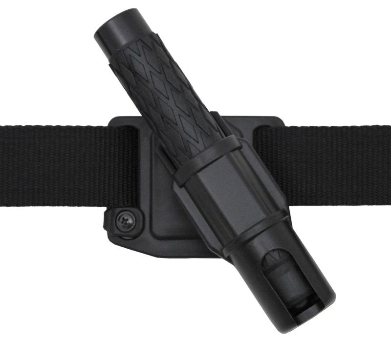 Schlagstockhalter, 9,5 cm, drehbar, schwarz Max Fuchs