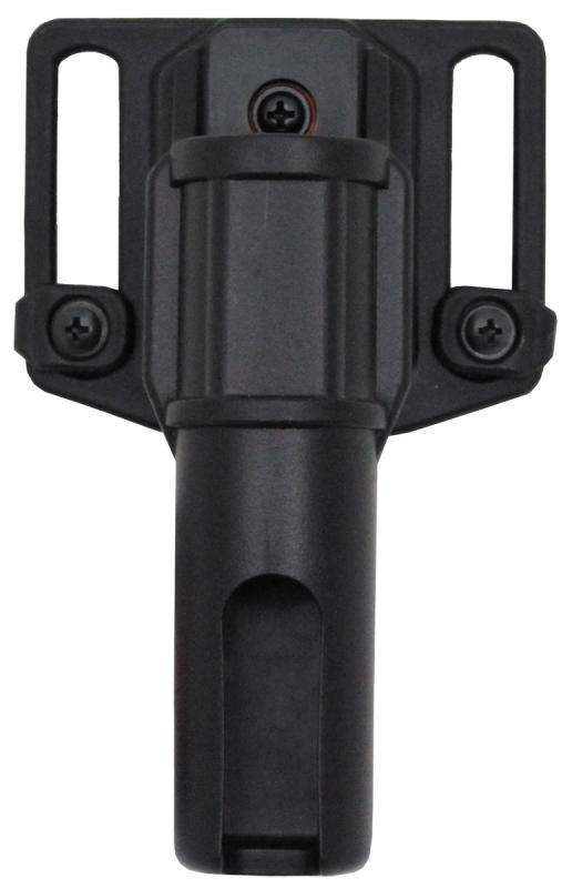 Schlagstockhalter, 12 cm, drehbar, schwarz MFH
