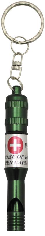 MFH Signal-Pfeife, Alu, groß, oliv