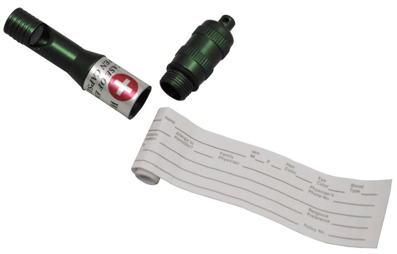 MFH Signal-Pfeife, Alu, groß, oliv