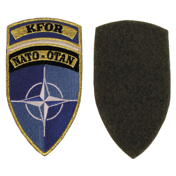NATO-Klettabzeichen "KFOR", blau