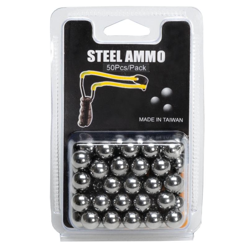 Metallkugeln für Schleudern 9,8 mm - 50 Stück
