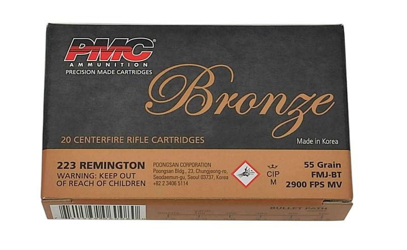 PMC .223 Rem. FMJ-BT 55 grs. (20 Stk.)