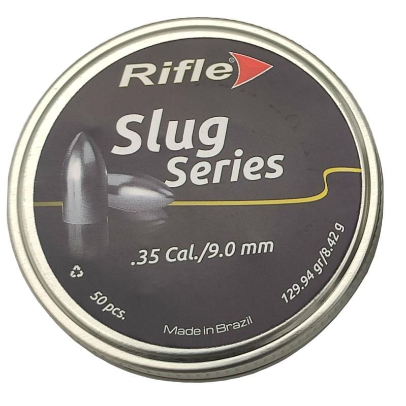 Rifle Ammunition Cal. 35 / 9,00 mm Slugs - Rundkopf (50 Stück)