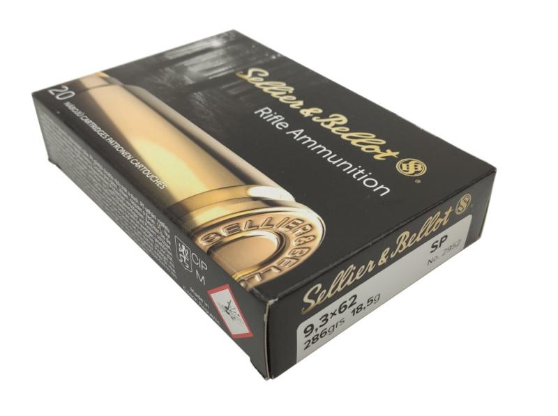 Sellier & Bellot 9,3x62 SP 286 grs