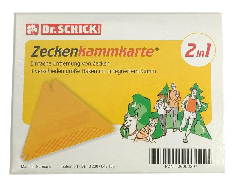 Dr. Schicks Zeckenkammkarte