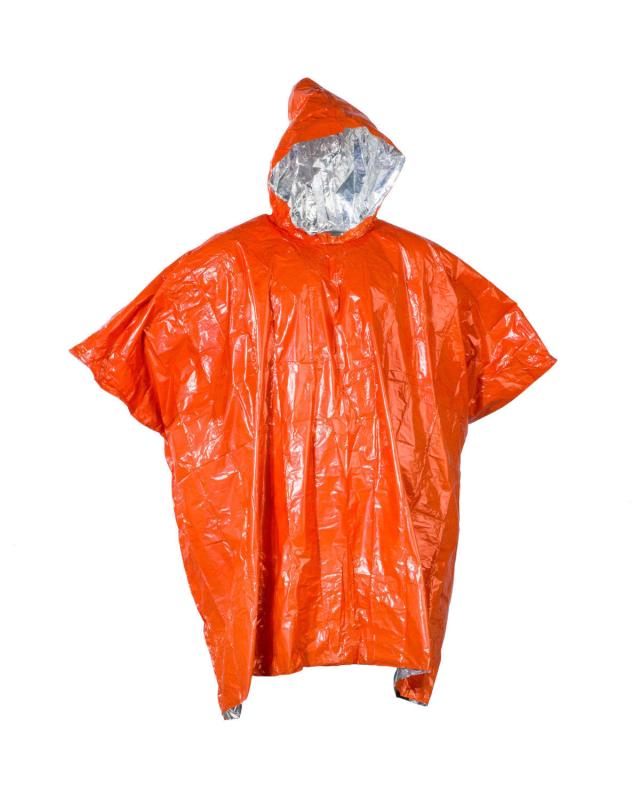 Anton Blöchl Notfall-Regenponcho Orange