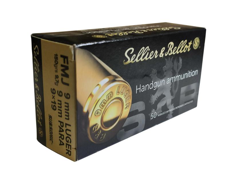S&B 9mm Luger Subsonic FMJ