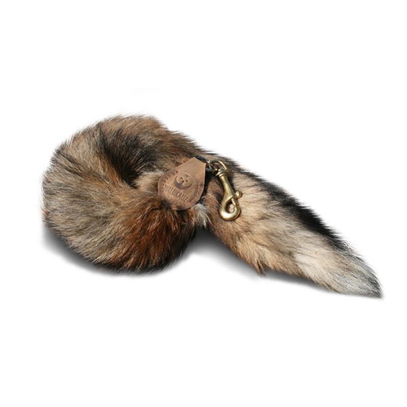 Fuchsschwanz Schlüsselanhänger aus echtem Rotfuchs