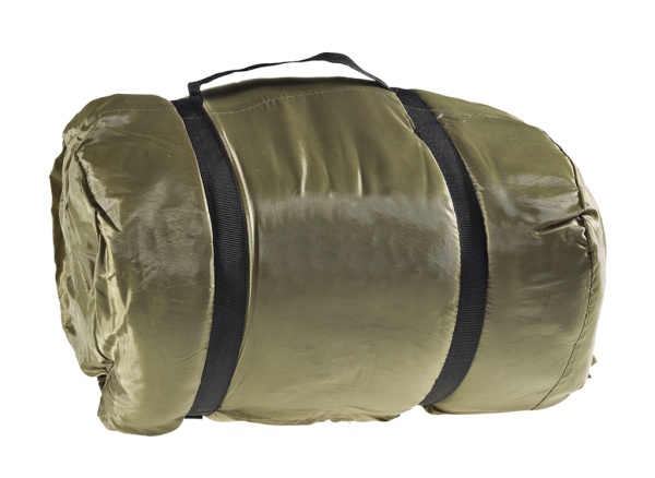 Pilotenschlafsack-2-lagig-oliv-gepackt