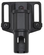 Schlagstockhalter, 9,5 cm, drehbar, schwarz MFH