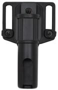 Schlagstockhalter, 12 cm, drehbar, schwarz MFH