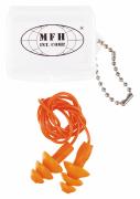 MFH Gehörschutzstöpsel mit Transportbox - orange